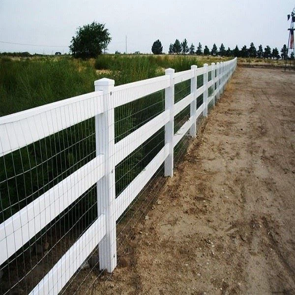 Post And Rail Vinyl Fence