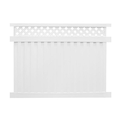 Beyaz Vinil Gizlilik Çit Paneli