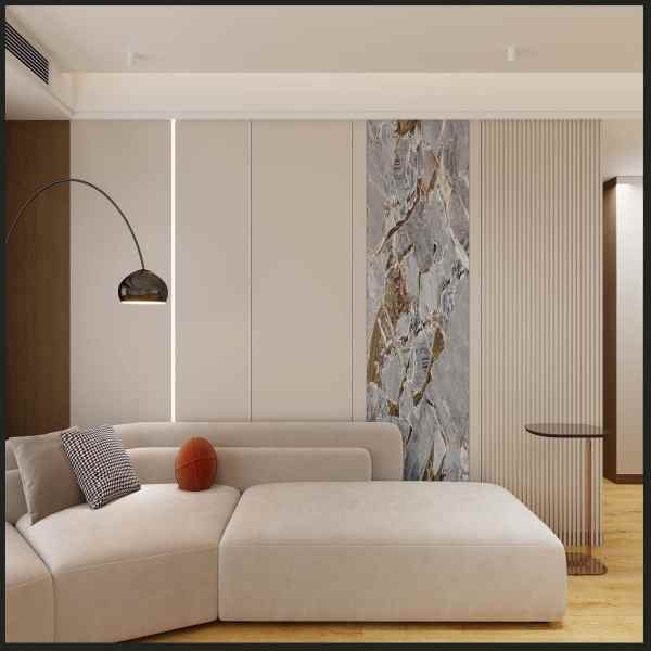 PVC UV-coated Artificial Marble Sheet